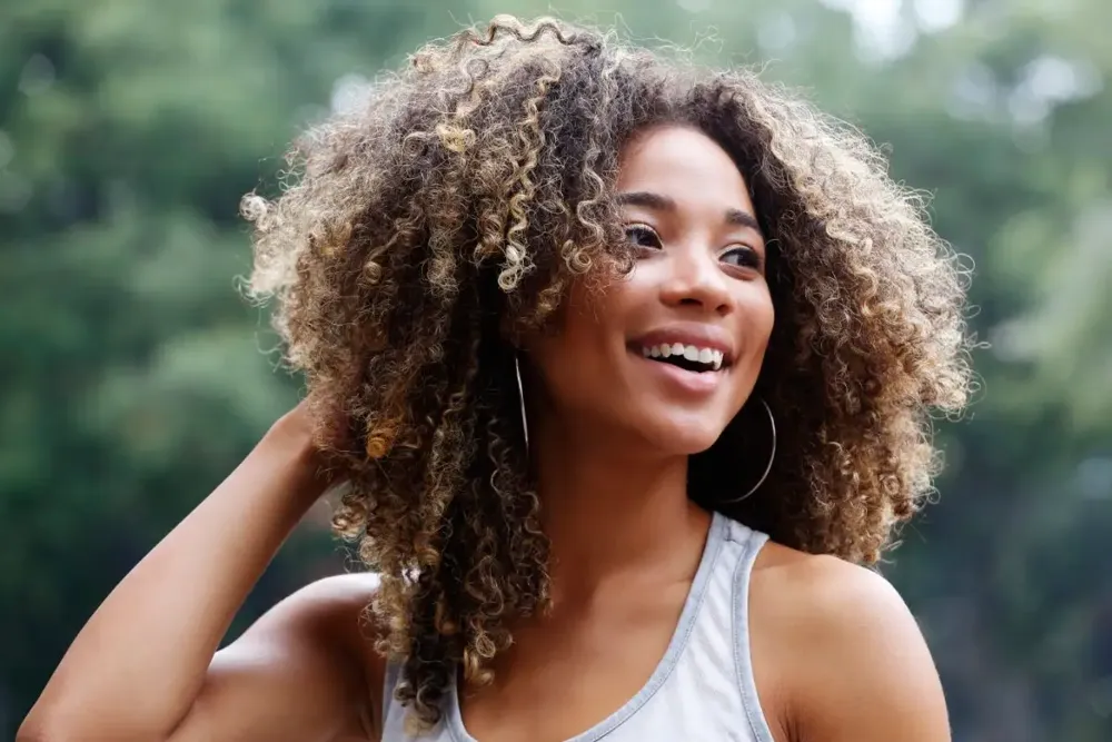 schampo för lockigt hår